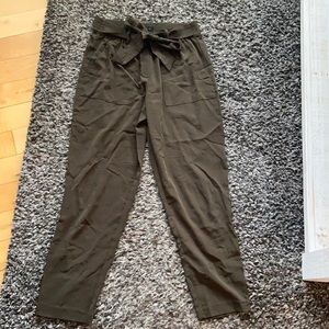 Dark green comfy joggers